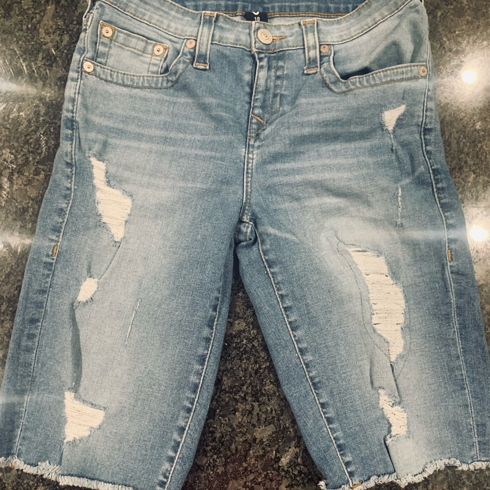 True Religion denim shorts